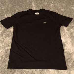 Black Lacoste T shirt